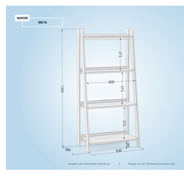 POLITORNO DELTA BOOKS CABINET WHITE-0