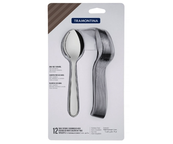 TRAMONTINA 12 PCS SS TABLE SPOONS-0