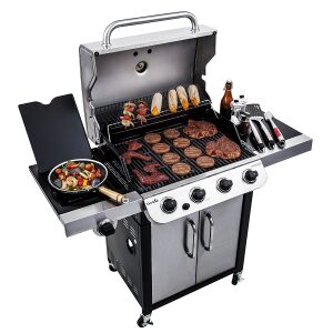 CHAR BROIL GAS PERF 475 4 BURNER W/SIDE BURNER S/S -0
