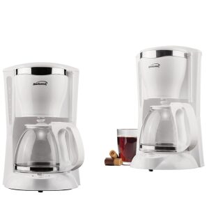 BRENTWOOD COFFEE MAKER WHITE 12 CUP -0
