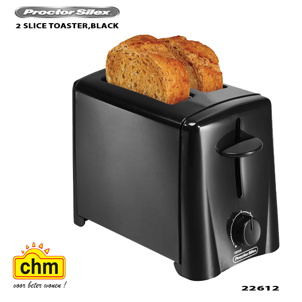 PROCTOR SILEX 2 SLICE TOASTER BLACK-0