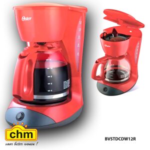 OSTER COFFEE MACHINE FUNCTION RED 12 CUP-0