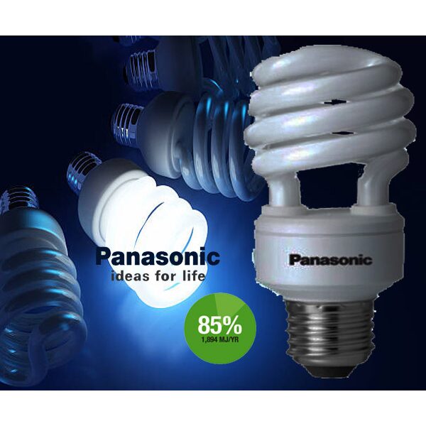 PANASONIC FLUORESCENT SPIRAL LIGHT -0