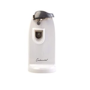 CONTINENTAL ELECTRICS TALL CAN OPENER + KNIFE SHARPENER WHITE-0