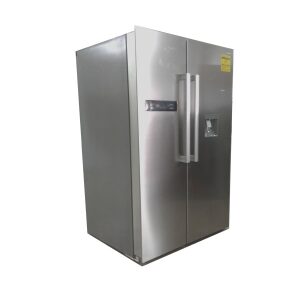 ALASKA VRIJSTAANDE SIDE BY SIDE KOELKAST MET WATER DISPENSER ZILVER 18CU.FT-0