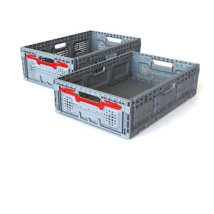 PLASGAD PLASTIC FOLDING CRATE -0