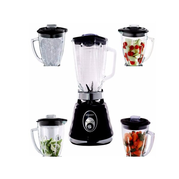 OSTER BLENDER MET GLAZEN POT ZWART -0