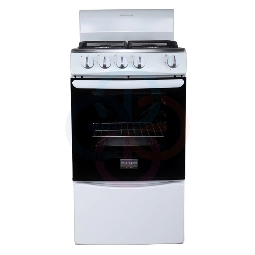 FRIGIDAIRE VRIJSTAANDE GASFORNUIS WIT 20INCH-0