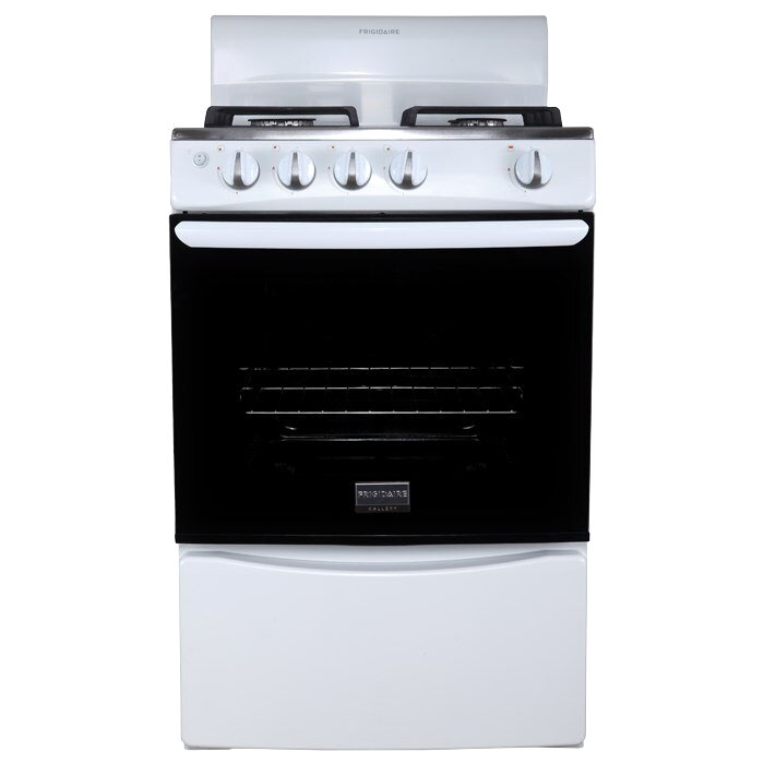 FRIGIDAIRE VRIJSTAANDE GASFORNUIS WIT 24INCH-0