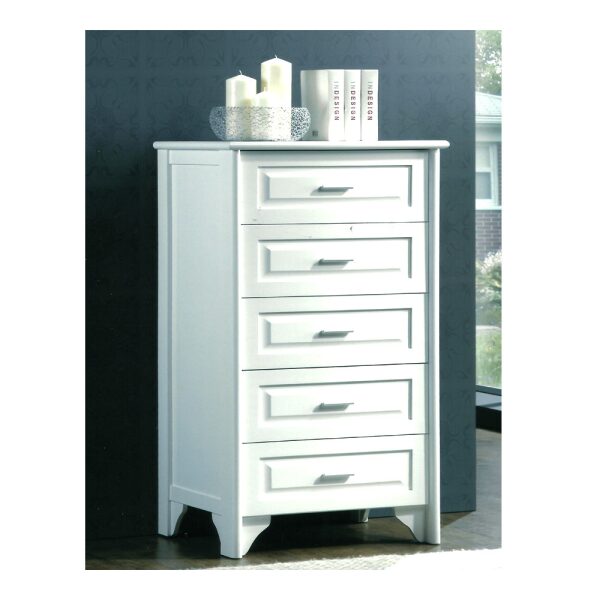 HOME BEST 5 LADEN KAST CHEST OF DRAWER WIT -0