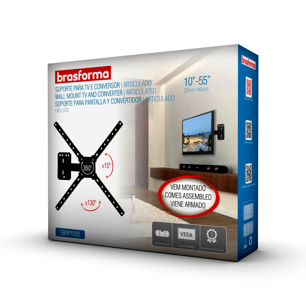 BRASFORMA TV BEUGEL 10-55INCH-7099 BRASFORMA TV BEUGEL 10-55INCH-7099
