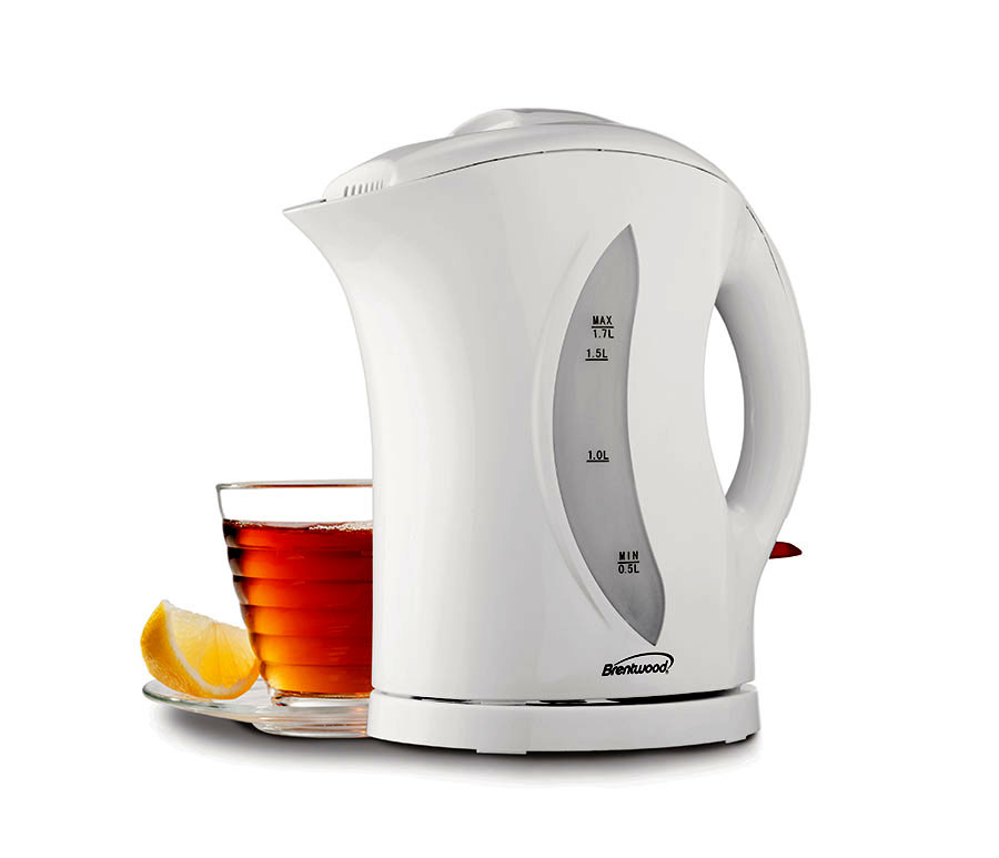 BRENTWOOD ELECTRISCHE WATERKETEL 1.0LTR WIT-0