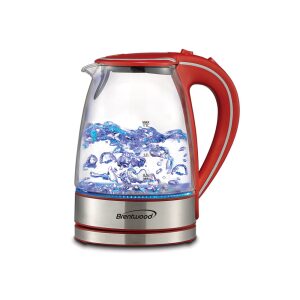 BRENTWOOD DRAADLOOS ELECTRISCHE WATERKOKER ROOD 1.7LTR-0