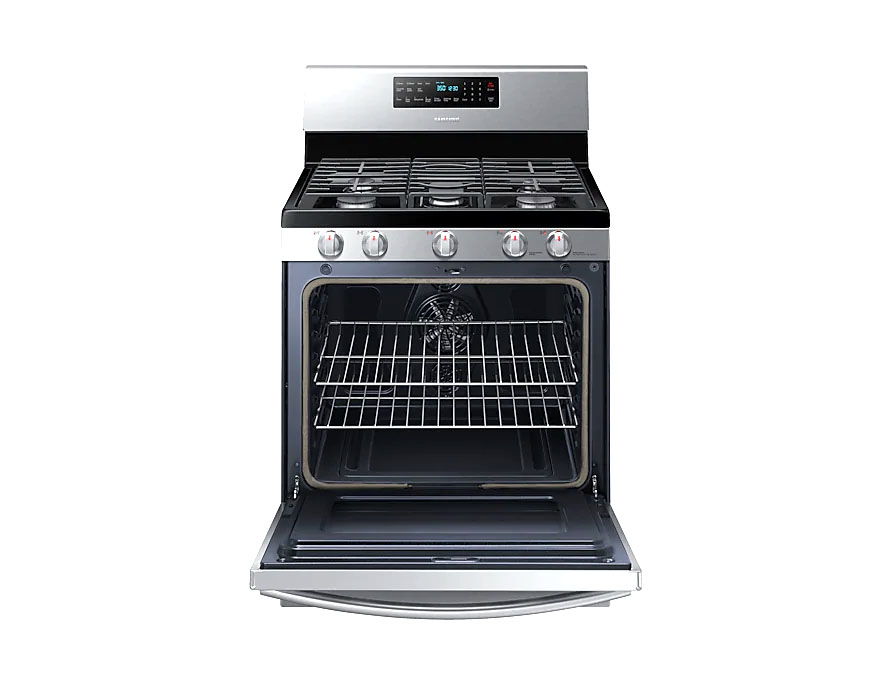 SAMSUNG 5 BRANDERS GASFORNUIS 5.8CU.FT -8209 SAMSUNG 5 BRANDERS GASFORNUIS 5.8CU.FT -8209
