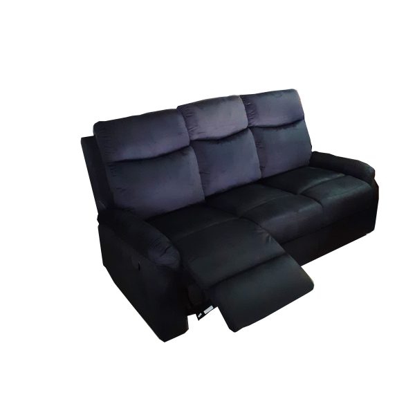 U2LIVING BALI RECLINER CHEVILLE YH03 3 SEATER BLACK-0