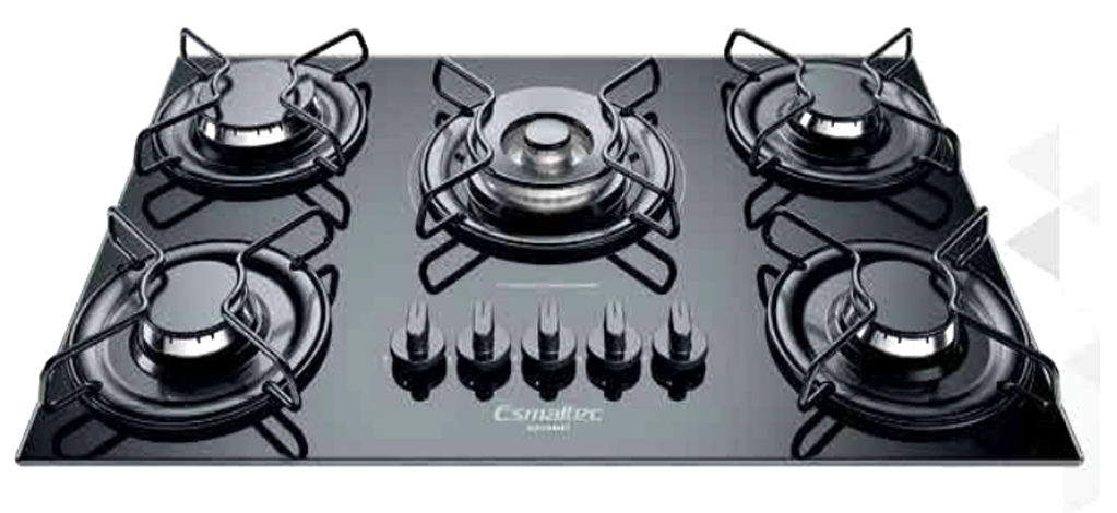 ESMALTEC 5 BRANDERS INBOUW GASKOOKPLAAT-0