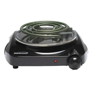 BRENTWOOD ELECTRISCHE BRANDER ZWART 1200W-0