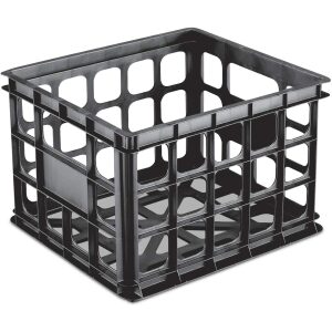 STERILITE STORAGE CRATE BLACK-0