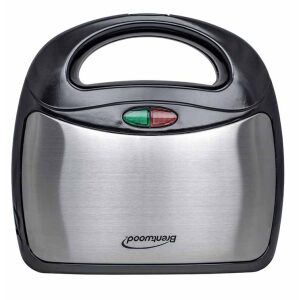 BRENTWOOD COMPACTE DUBBELE SANDWICHMAKER MET ANTIAANBAKLAAG GRILT-0