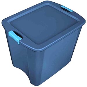 STERILITE OPBERGBOX/BAK MET GRENDEL TRUE BLUE 26 GALLON -0