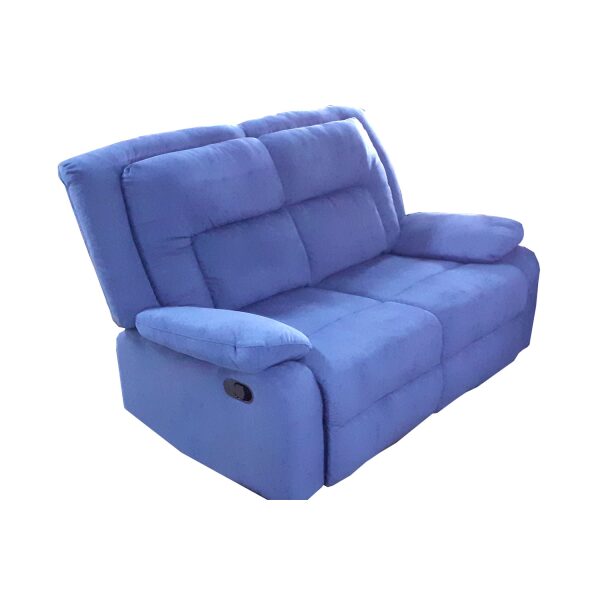 WARREN RECLINER FABRIC COBALT BLUE SOFA 2 ZIT-0