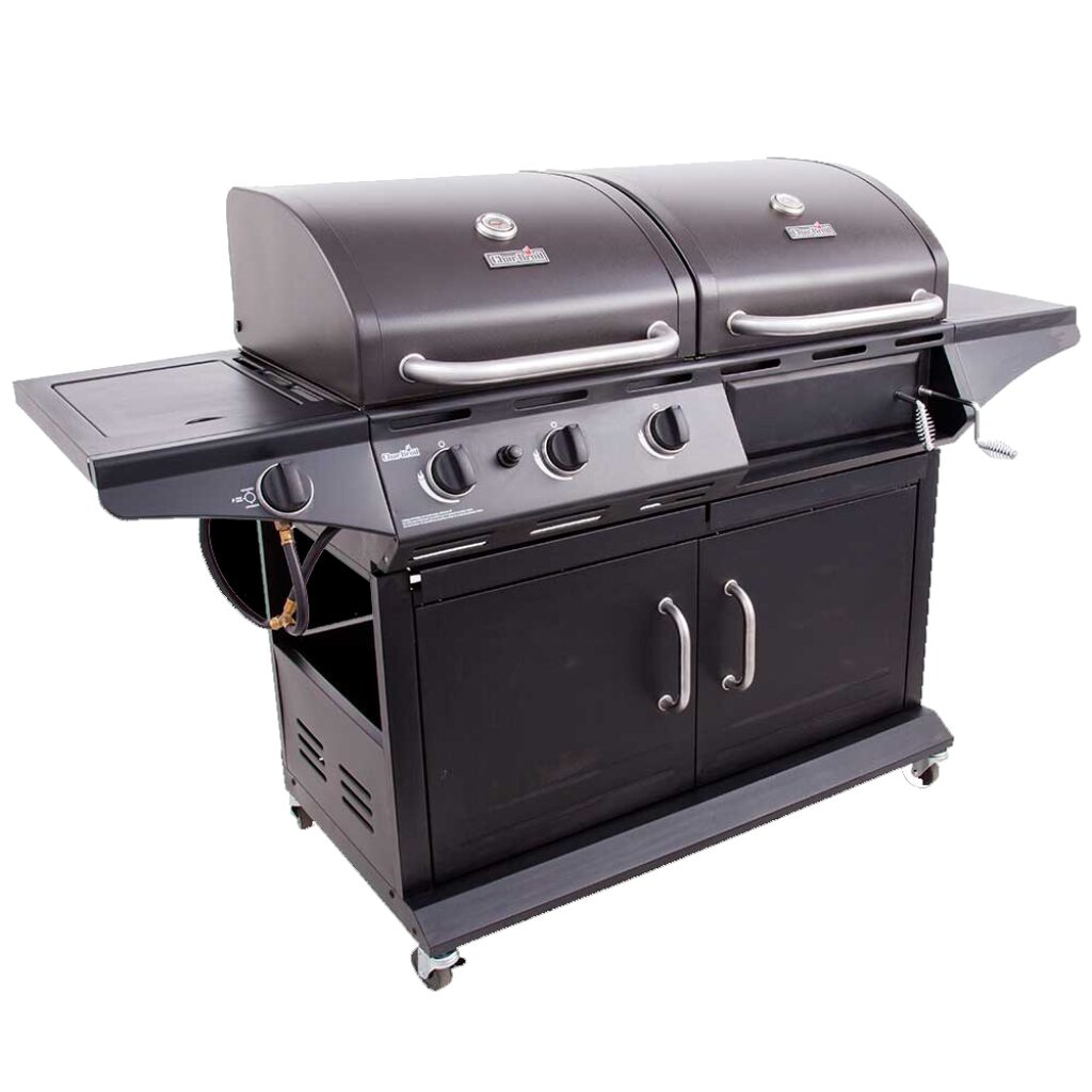 CHARBROIL DELUXE CHARCOAL & GAS COMBO GRILL CHM Suriname