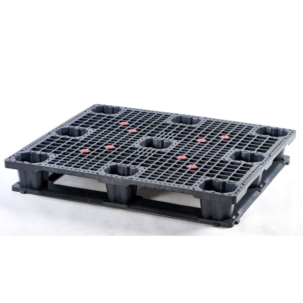 PLASGAD PLASTIC PALLET ZWART 100X120CM CHM Suriname