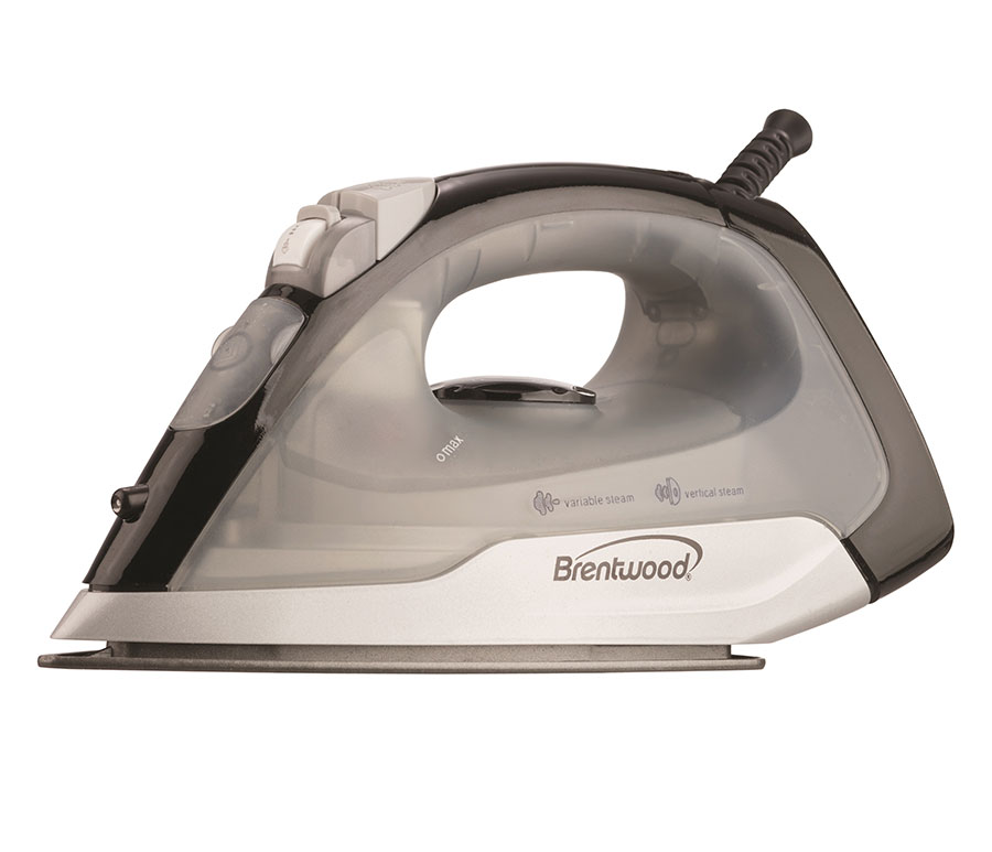 BRENTWOOD NON-STICK KLEDINGSTOMER / STRIJKIJZER ZWART