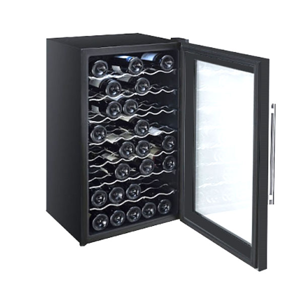 ANTIK CAVE DIGITAL CONTROL WIJN KOELER ZWART 80 FLESSEN 175 CU.FT