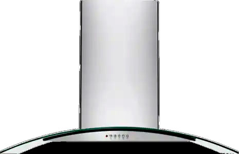FRIGIDAIRE GLASS CANOPY ISLAND HOOD 42 DUIM