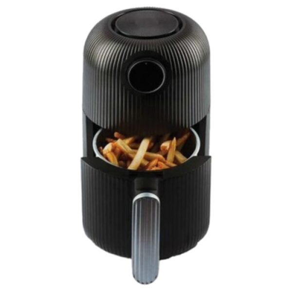 PREMIUM LEVELLA DRUKKNOP AIR FRYER MET AUTOMATISCHE UITSCHAKELING – ZWART 1,5 QUART