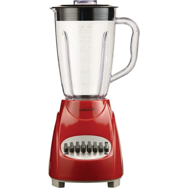 BRENTWOOD 12-SPEED + PULS BLENDER, RED