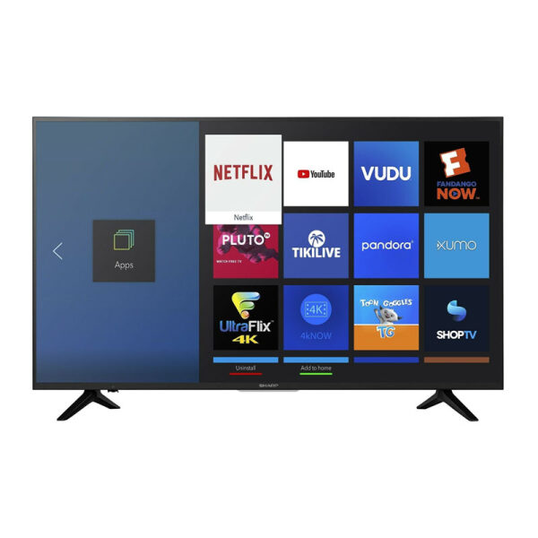 SHARP  50″ SMART TV 4K  UHD 2160p