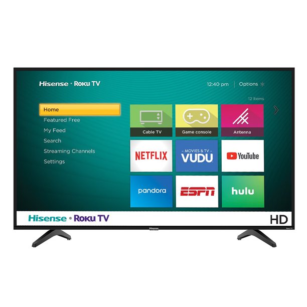 HISENSE 32" CLASS 720P HD LED ROKU SMART TV