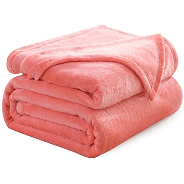 HOME LIVING CORAL FLEECE BLANKET 50X60