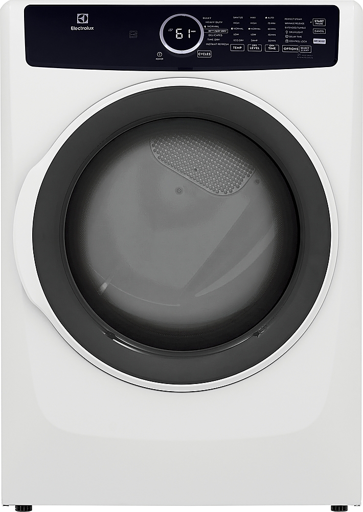 ELECTROLUX FRONT LOAD STEAM ELECTRIC DRYER 8.0 CU FT