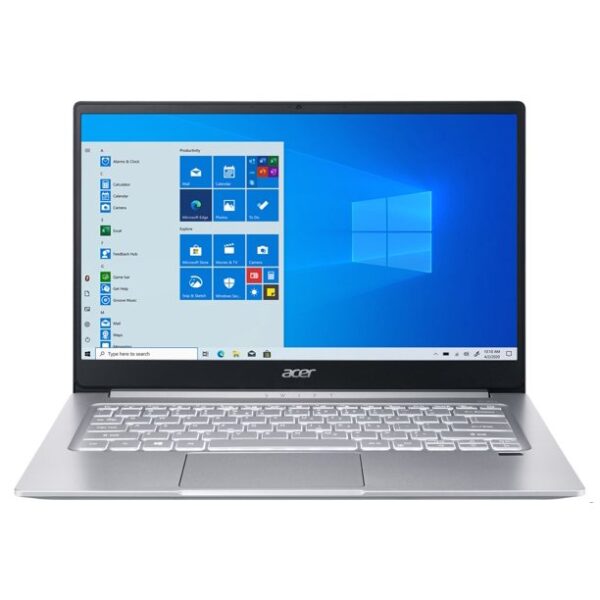 ACER LAPTOP 14" 16GB/256GB HDD/I7/W10/PURE SILVER
