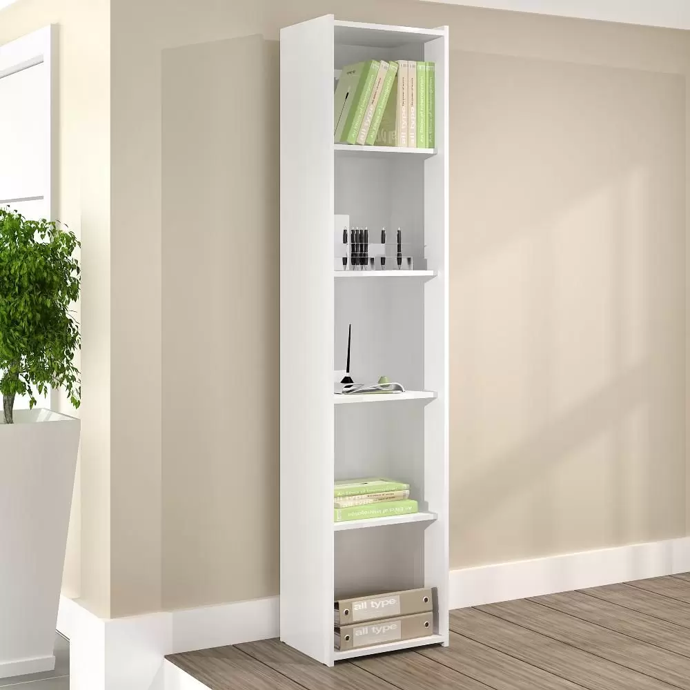 MOVELBENTO BOEKENKAST MET 5 NICHES WIT