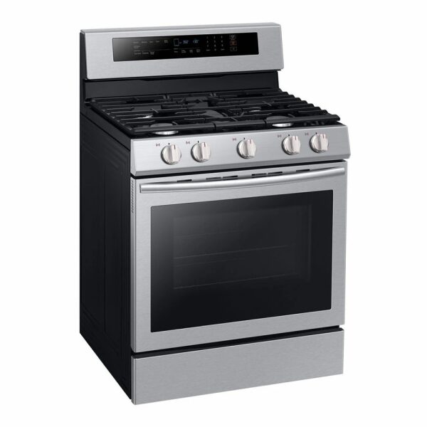 SAMSUNG 30″CONVECTIE GASFORNUIS MET 5 BRANDERS ROESTVRIJ STAAL