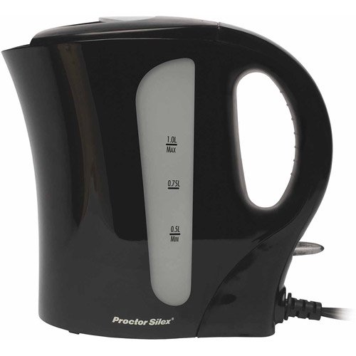 PROCTOR SILEX 1L ELEKTRISCHE WATERKOKER ZWART