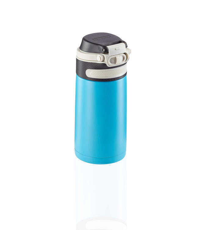 LEIFHEIT INSULATION MUG FLIP 350ML LICHT BLAUW