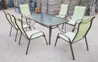 TEXTILENE CHAIR LIGHT GREEN 75X62X101CM