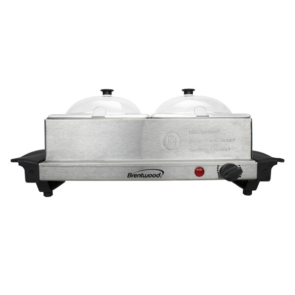 BRENTWOOD DUBBELE BUFFETSERVER MET LADE