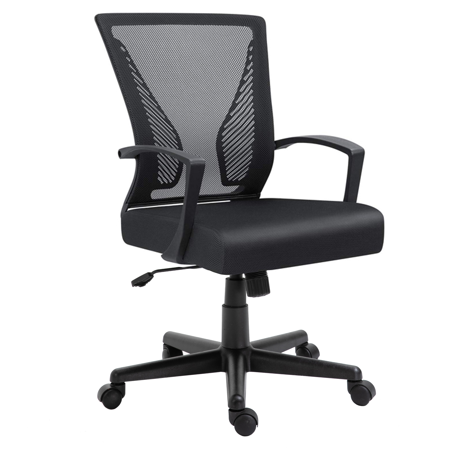 UT-C487 BUREAUSTOEL ZWART