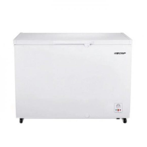 SHARP VRIJSTAANDE VRIESKIST 7CU FT WIT
