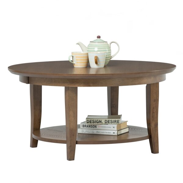 JACOBY RONDE KOFFIE TAFEL 109 CACAO