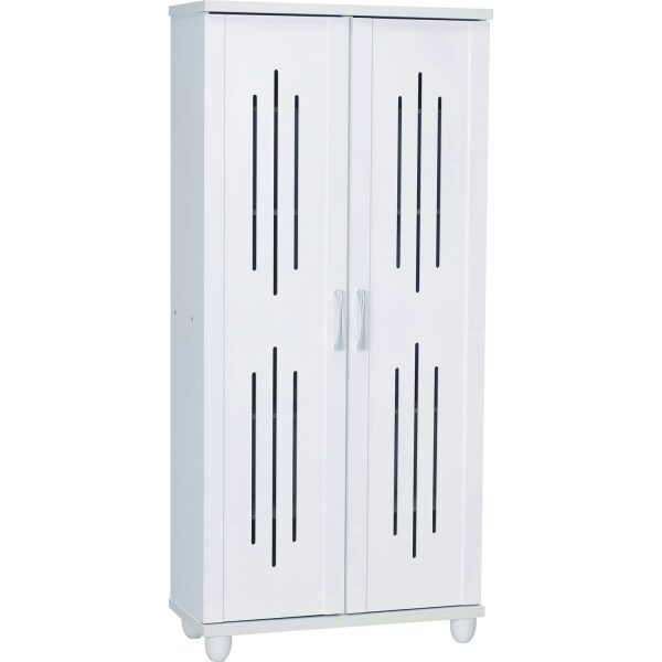 HASTING SCHOENENKAST MET 2 DEUREN WIT