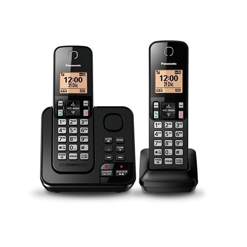 PANASONIC DIGITALE DRAADLOZE TELEFOON MET TWEE HEADSETS