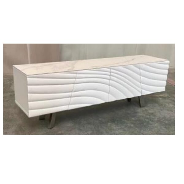 TV STAND WIT MET 4 DEUREN MDF
