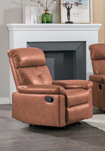 MLM-111052/1R/PB-17/CAMEL RECLINER CHAIR